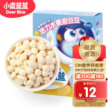 小鹿蓝蓝 水果酸奶溶豆香蕉牛奶味20g
