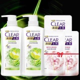 CLEAR/清扬 樱花洗发水500g*2 +替换芯200g*3