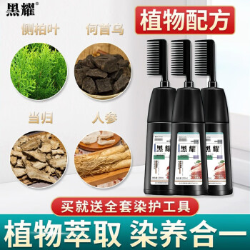 韩金靓 黑耀易梳彩染发剂200ml