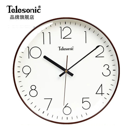 TELESONIC/天王星 现代简约 静音挂钟