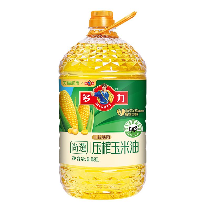 多力 尚选压榨玉米油6.08L/桶