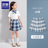 罗蒙 女童JK短裙单件