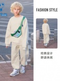 真维斯 男女童同款卫衣裤子两件套