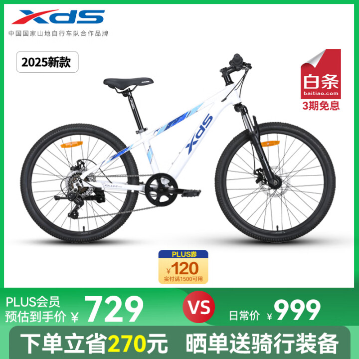 德盛 青少年山地自行车24英寸