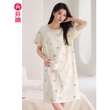 芬腾 女纯棉睡衣裙