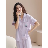 芬腾 情侣纯棉睡衣家居服套装