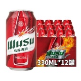 嘉士伯 乌苏啤酒 330ml*12罐 